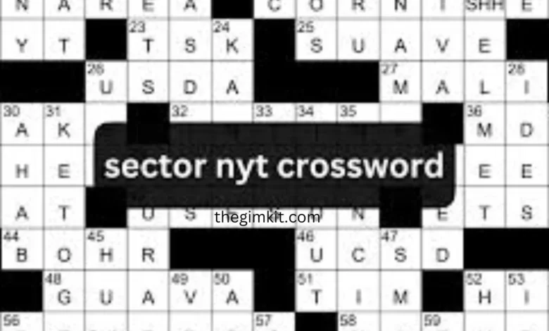sector nyt crossword